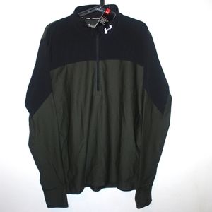 Under Armour HeatGear Dark Green/ Black Qualifier Men's XL  ½ Zip Jacket